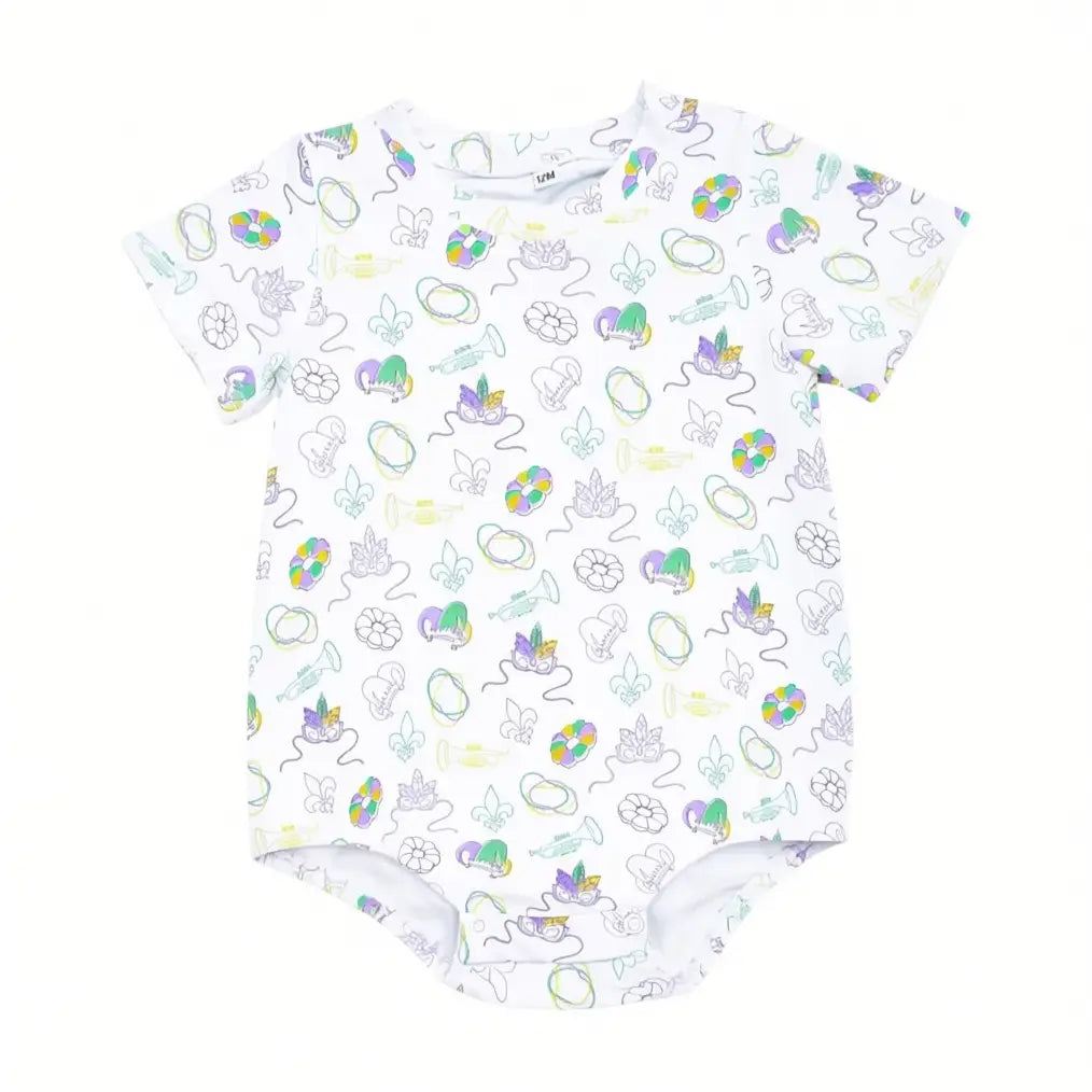 Oak Lane Short Sleeve Mardi Gras Bubble