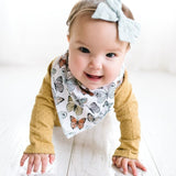 Copper Pearl Baby Bandana Bib 4-pack Set | Dot