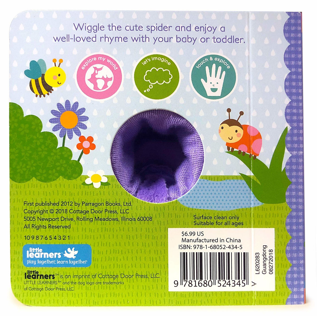 Itsy Bitsy Spider Finger Puppet Book