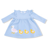 Angel Dear Duck Family Organic Dress with Diaper Cover