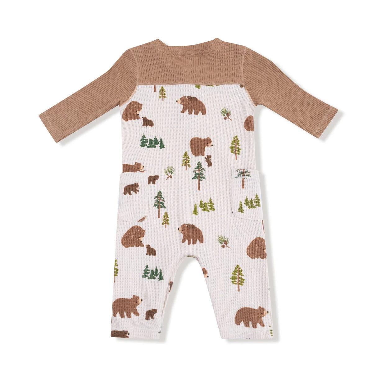 Angel Dear Sweet Brown Bears Romper