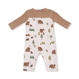 Angel Dear Sweet Brown Bears Romper