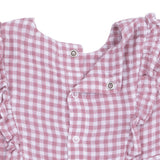 Angel Dear Berry Gingham L/S Ruffle Dress & Legging