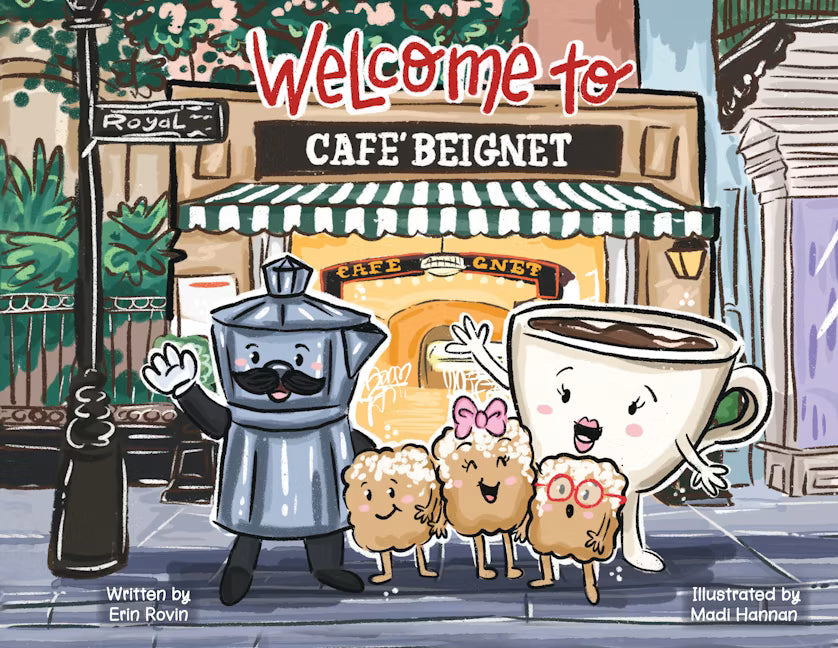 Welcome to Café Beignet Hardcover Book