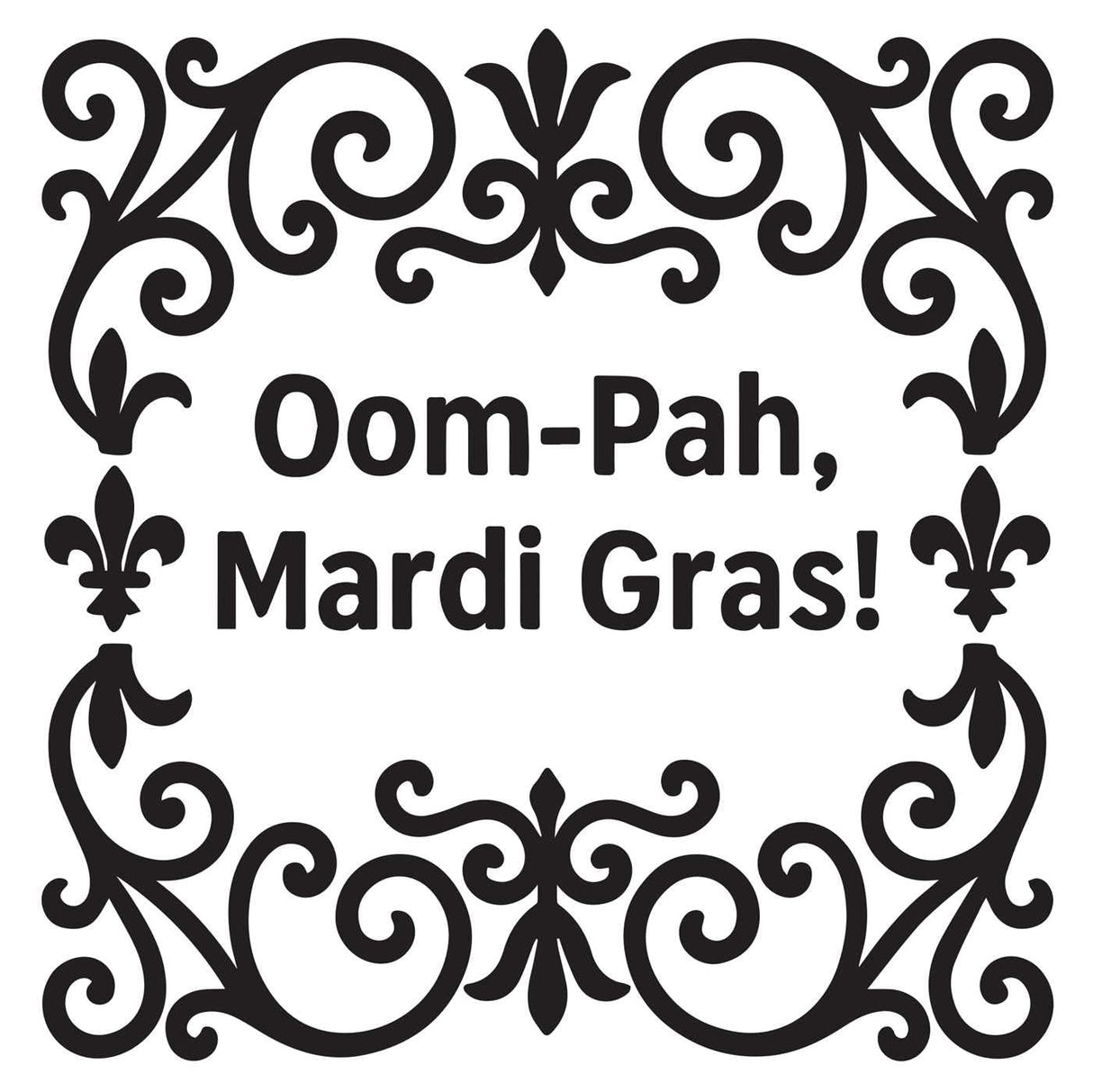 Patterns of New Orleans | A Lullaby in Wrought Iron High Contrast Board Book