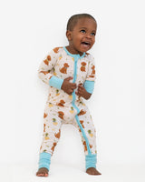 Pearls & Pelicans Southern Beaus Bamboo Zip Up Pajamas