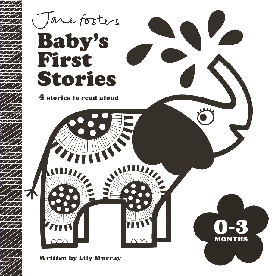 Baby’s First Stories High Contrast Board Book | 0-3 Months