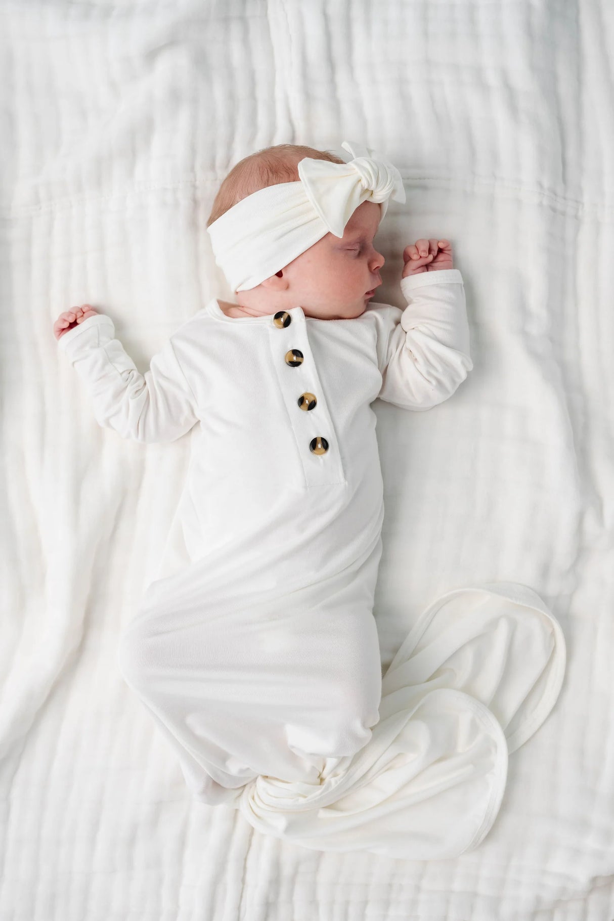 Lou Lou and Company Finley Knotted Gown | NB-3M