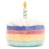 Jellycat Amuseables Rainbow Birthday Cake