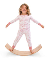 Pearls and Pelicans Bayou Toile Two-Piece Pajamas | Pink