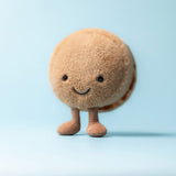 Jellycat Amuseables Mona Macaron (Chocolate)