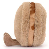 Jellycat Amuseables Mona Macaron (Chocolate)