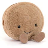 Jellycat Amuseables Mona Macaron (Chocolate)