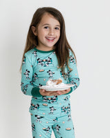 Pearls & Pelicans Powdered Sugar Pals Bamboo Two-Piece Pajamas