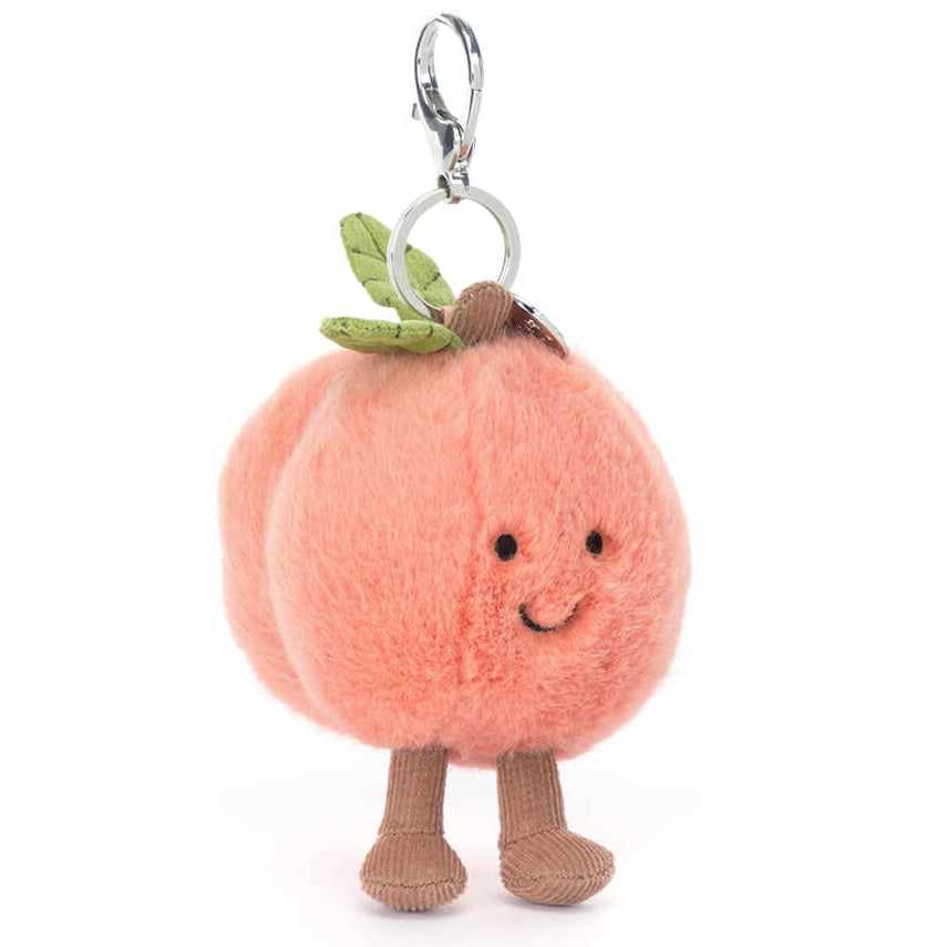 Jellycat Amuseables Peach Bag Charm