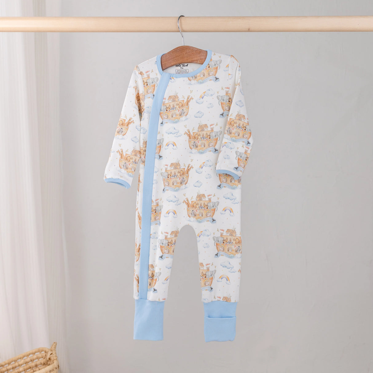 Nola Tawk All Aboard Noah's Ark Organic Cotton Pajamas