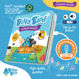 Nursery Rhymes Ditty Bird Musical Board Book | USB-C Rechargeable
