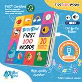 First 100 Words Ditty Bird Musical Board Book | USB-C Rechargeable