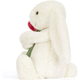 Jellycat Cream Bunny with Rose