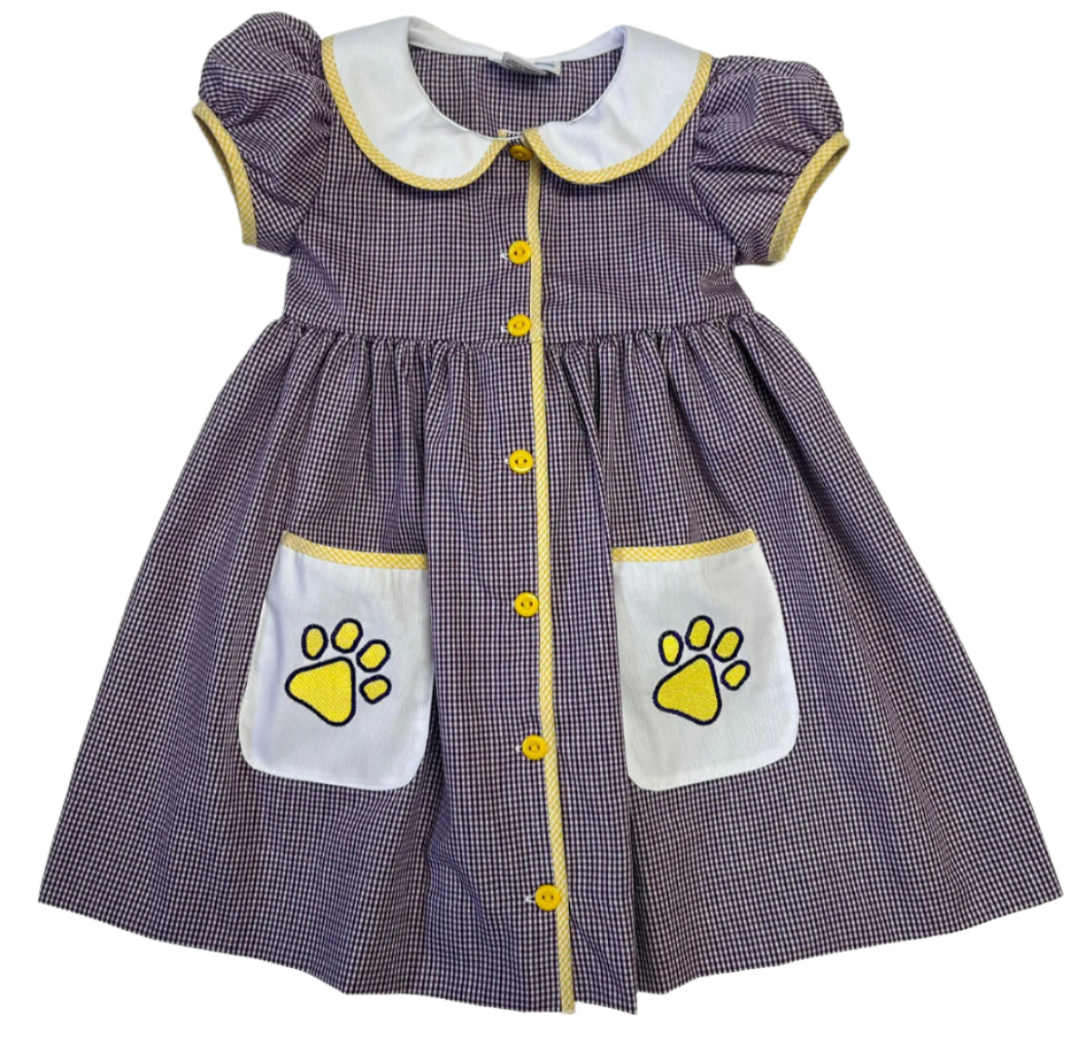 LSU Smock Pocket Dress