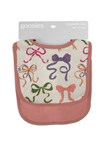 Goosies Bows Bamboo Bib 2 Pack Set