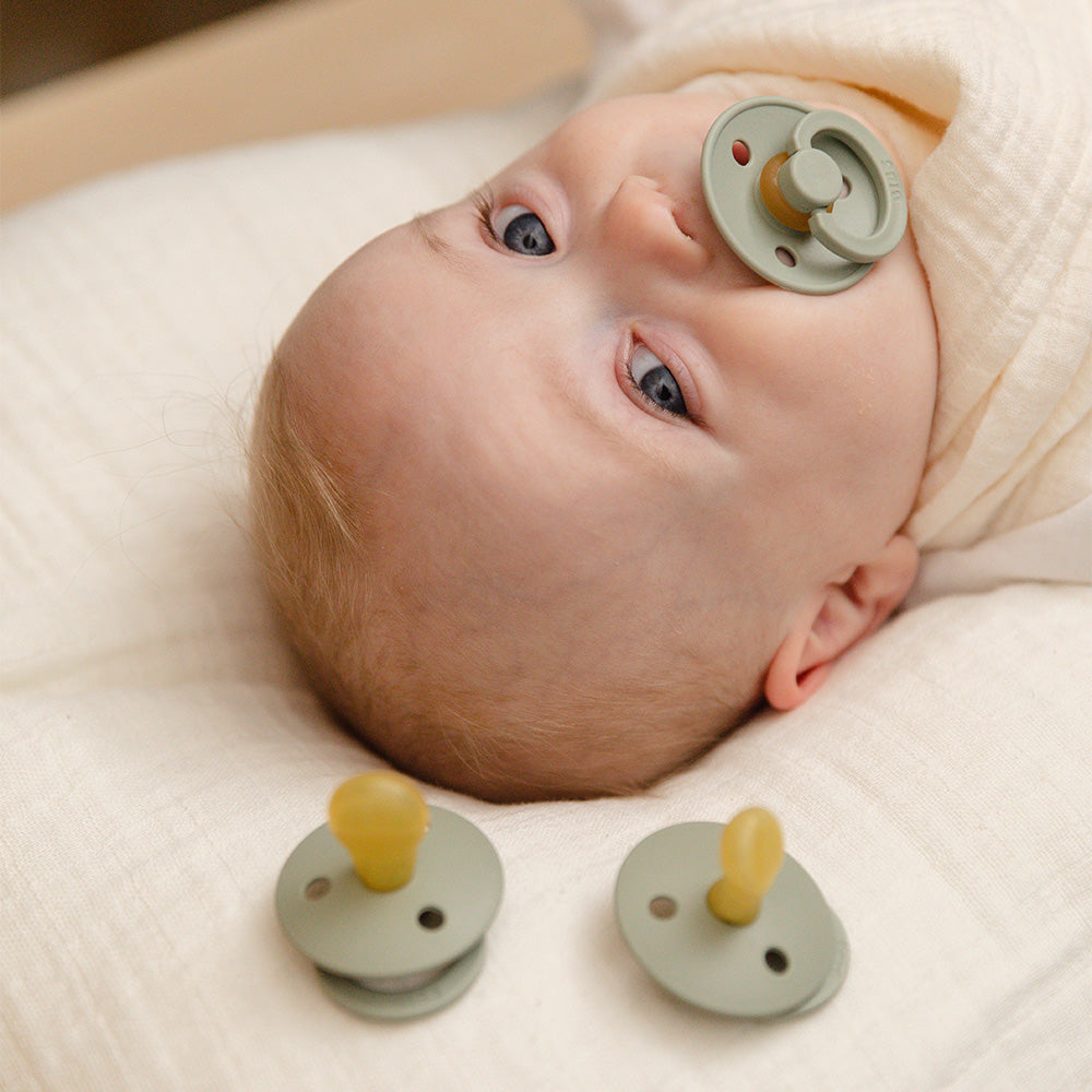 BIBS Try-It Pacifier Collection 3 Pack (Size 1) | 0-6m Ivory