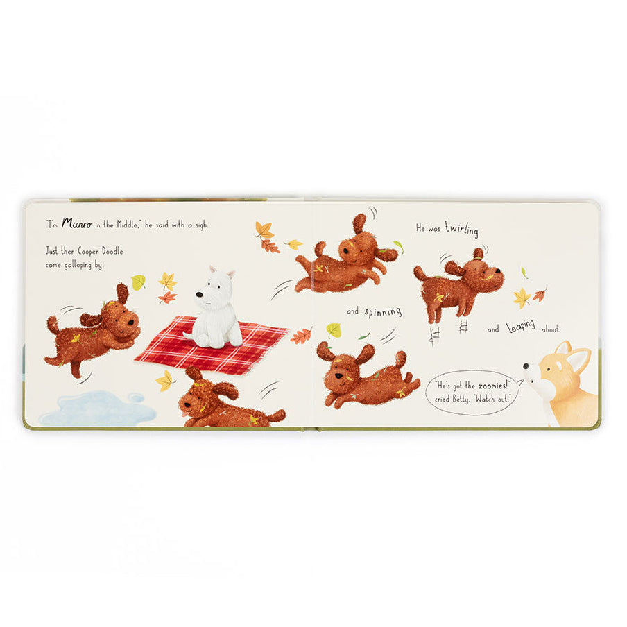 Jellycat Munro In The Middle Hardcover Book