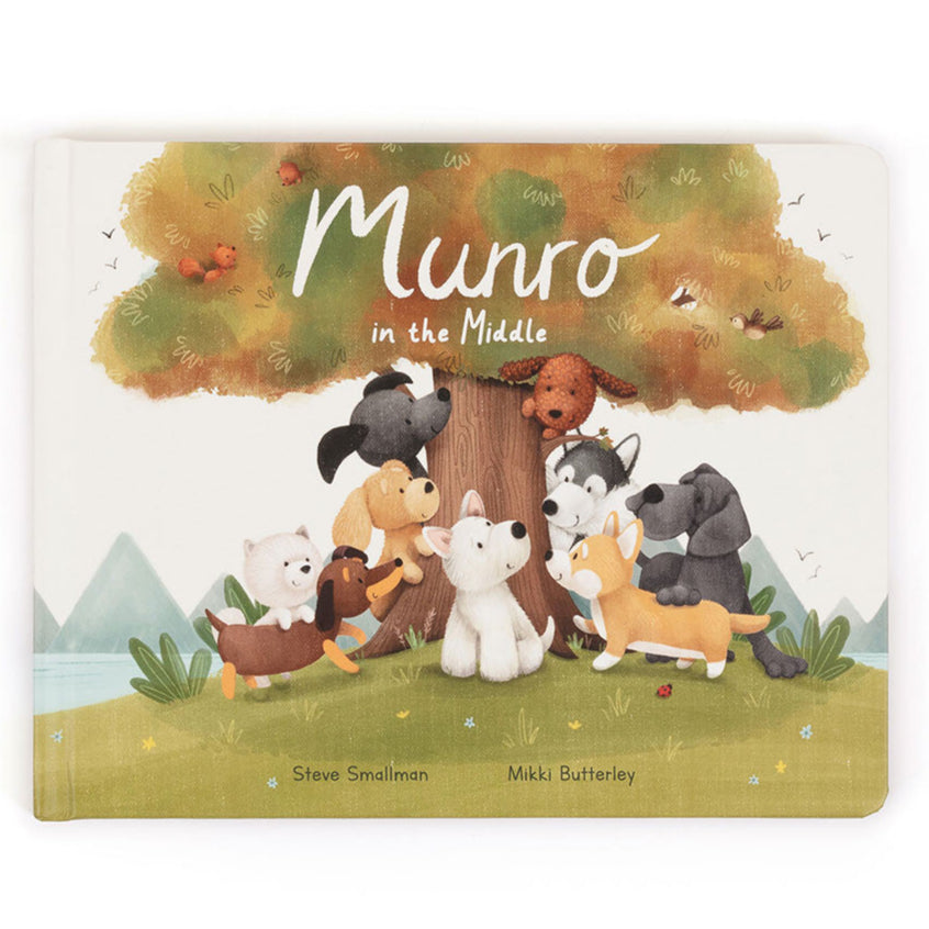Jellycat Munro In The Middle Hardcover Book