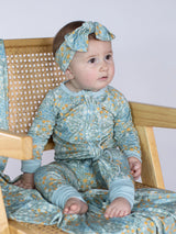 Goosies Blue Meadow Bamboo Everything Blanket