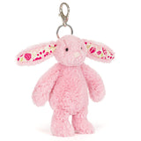 Jellycat Blushkin Blossom Bunny Bag  Charm | No free shipping