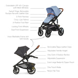 VEER Switchback Switch and Roll Single to Double All-Terrain Stroller