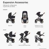 VEER Switchback Switch and Roll Single to Double All-Terrain Stroller