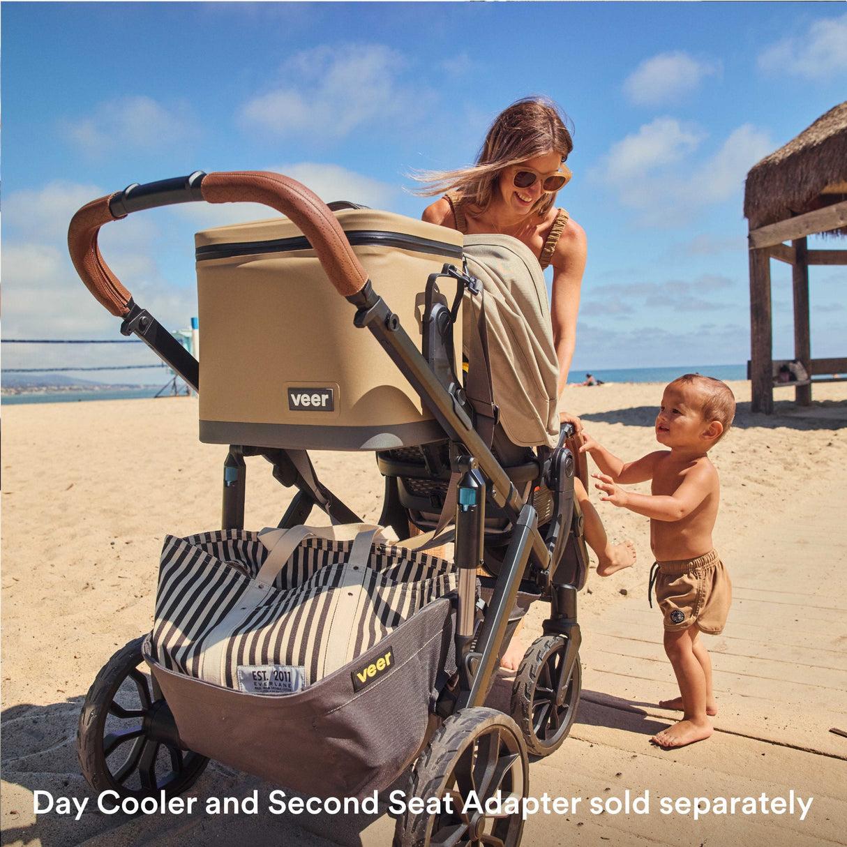 VEER Switchback Switch and Roll Single to Double All-Terrain Stroller