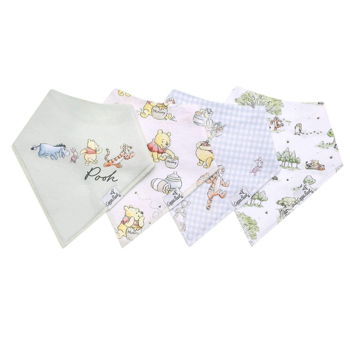 Copper Pearl Baby Bandana Bibs | Hundred Acre Wood