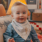 Copper Pearl Baby Bandana Bibs | Hundred Acre Wood