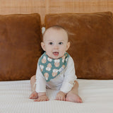 Copper Pearl Baby Bandana Bib 4-Pack Set |  Ivy