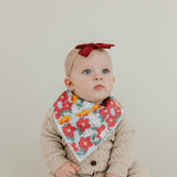 Copper Pearl Baby Bandana Bib 4-Pack Set |  Ivy