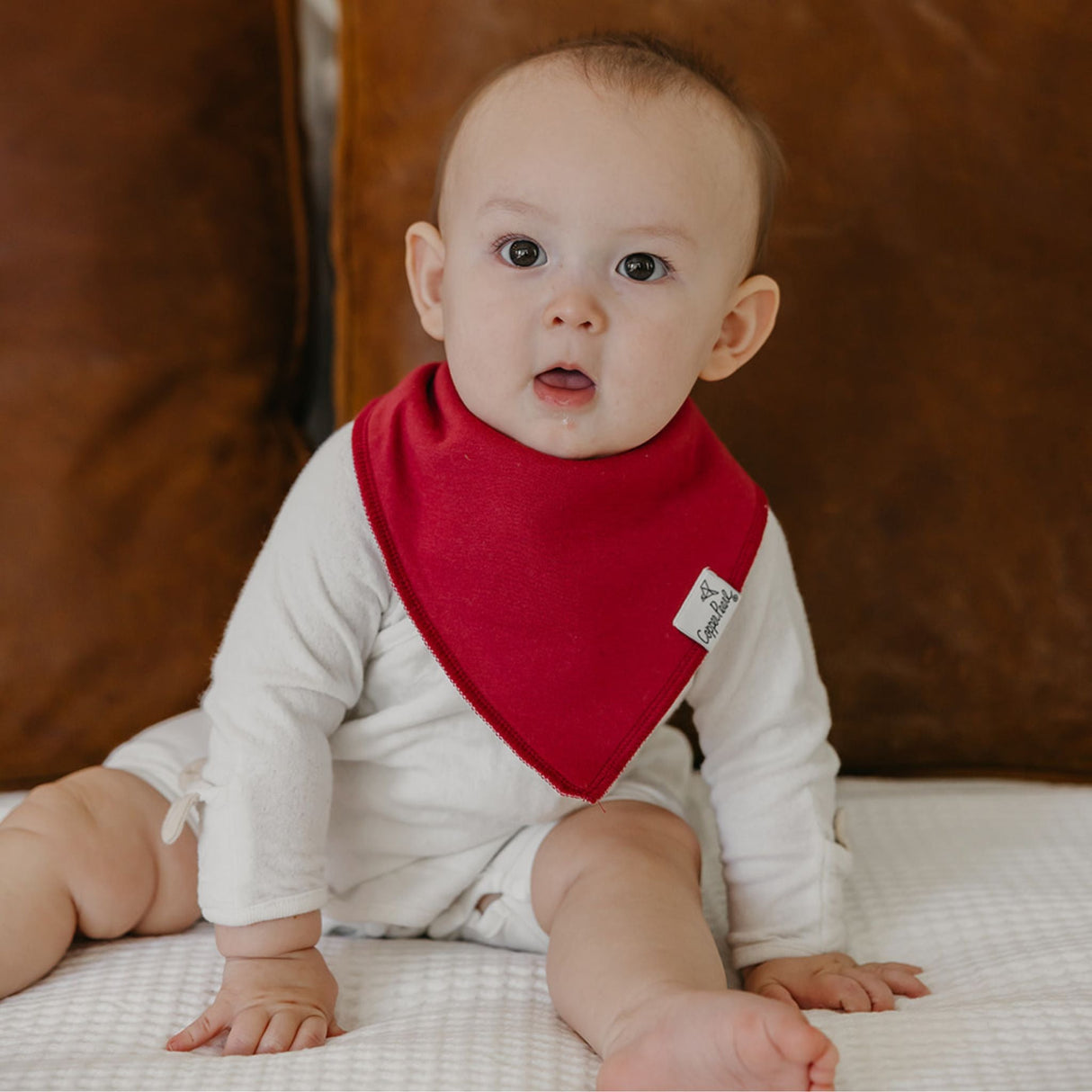 Copper Pearl Baby Bandana Bib 4-Pack Set |  Ivy