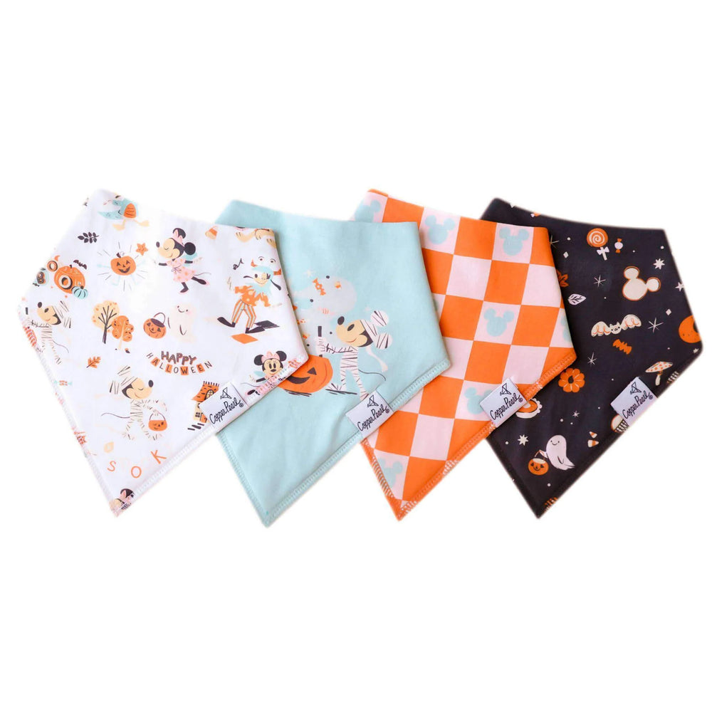 Baby Bandana Bib 4-Pack Set | Mickey Mouse and Friends