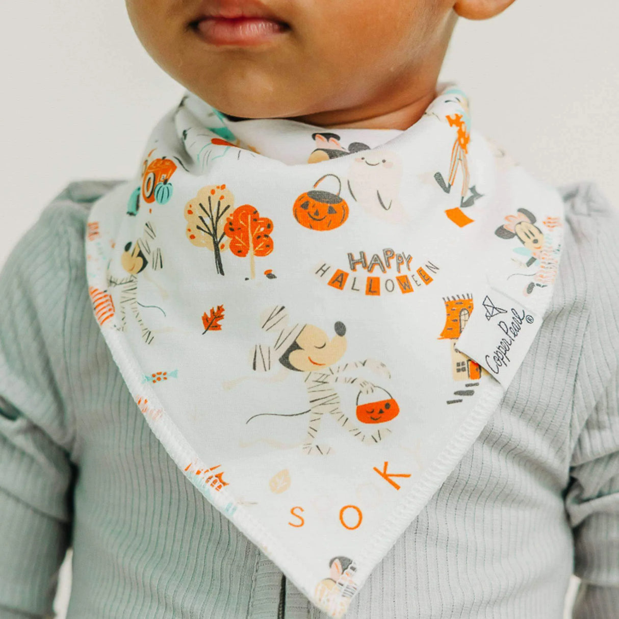 Baby Bandana Bib 4-Pack Set | Mickey Mouse and Friends