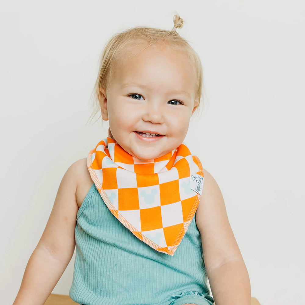 Baby Bandana Bib 4-Pack Set | Mickey Mouse and Friends