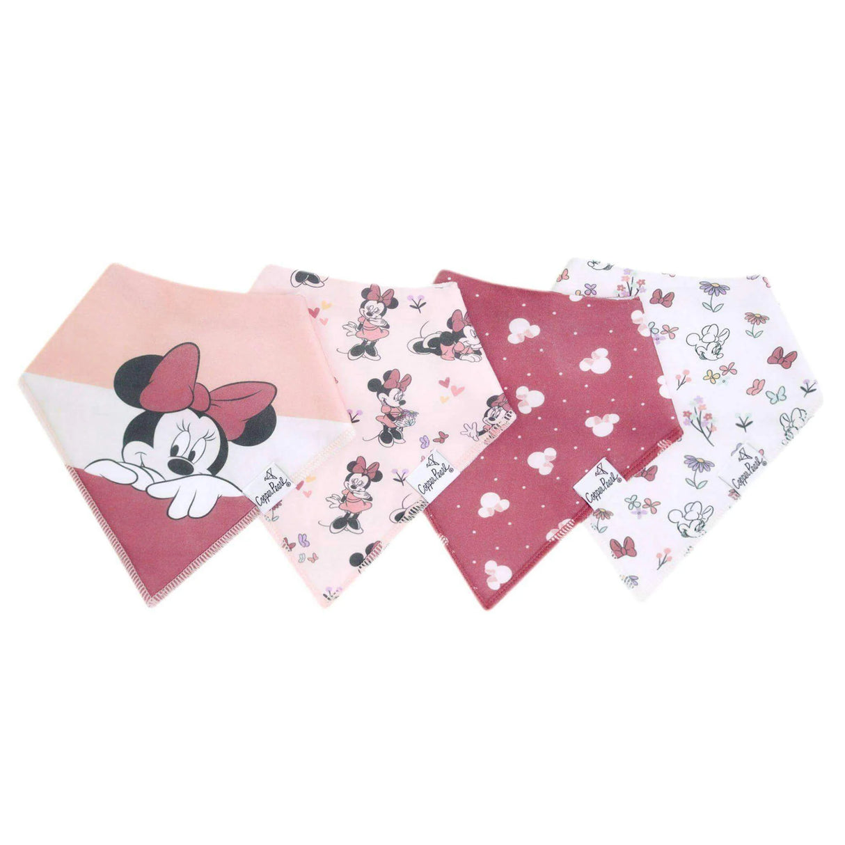 Baby Bandana Bib 4-Pack Set | Minnie Mouse