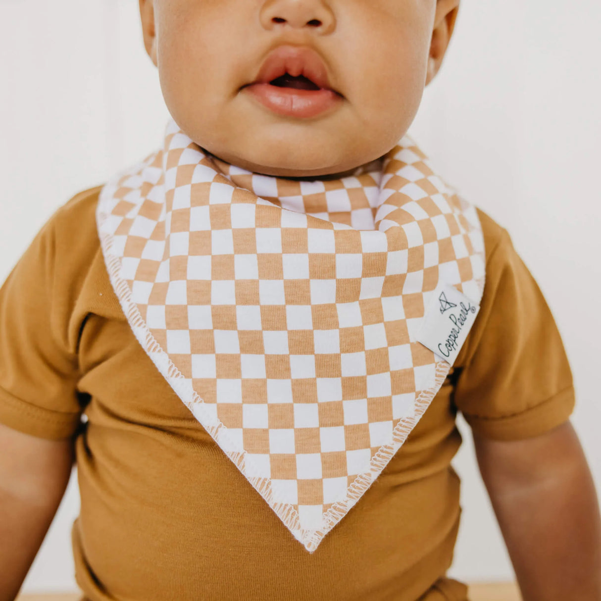 Copper Pearl Baby Bandana Bib 4-Pack Set | Vance