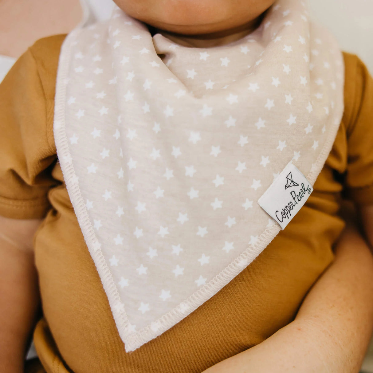 Copper Pearl Baby Bandana Bib 4-Pack Set | Vance