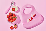 Babynetic Magnetic Silicone Bib | Strawberry Dream