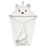 Copper Pearl Juno Polar Bear | Premium Knit Character Hooded Towel