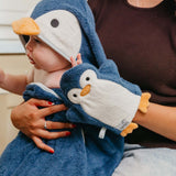 Copper Pearl Pebbles Penguin | Wash Mitt