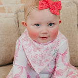 Copper Pearl Baby Bandana Bib 4-Pack Set |  Bow My Gosh