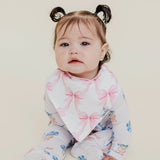 Copper Pearl Baby Bandana Bib 4-Pack Set |  Bow My Gosh
