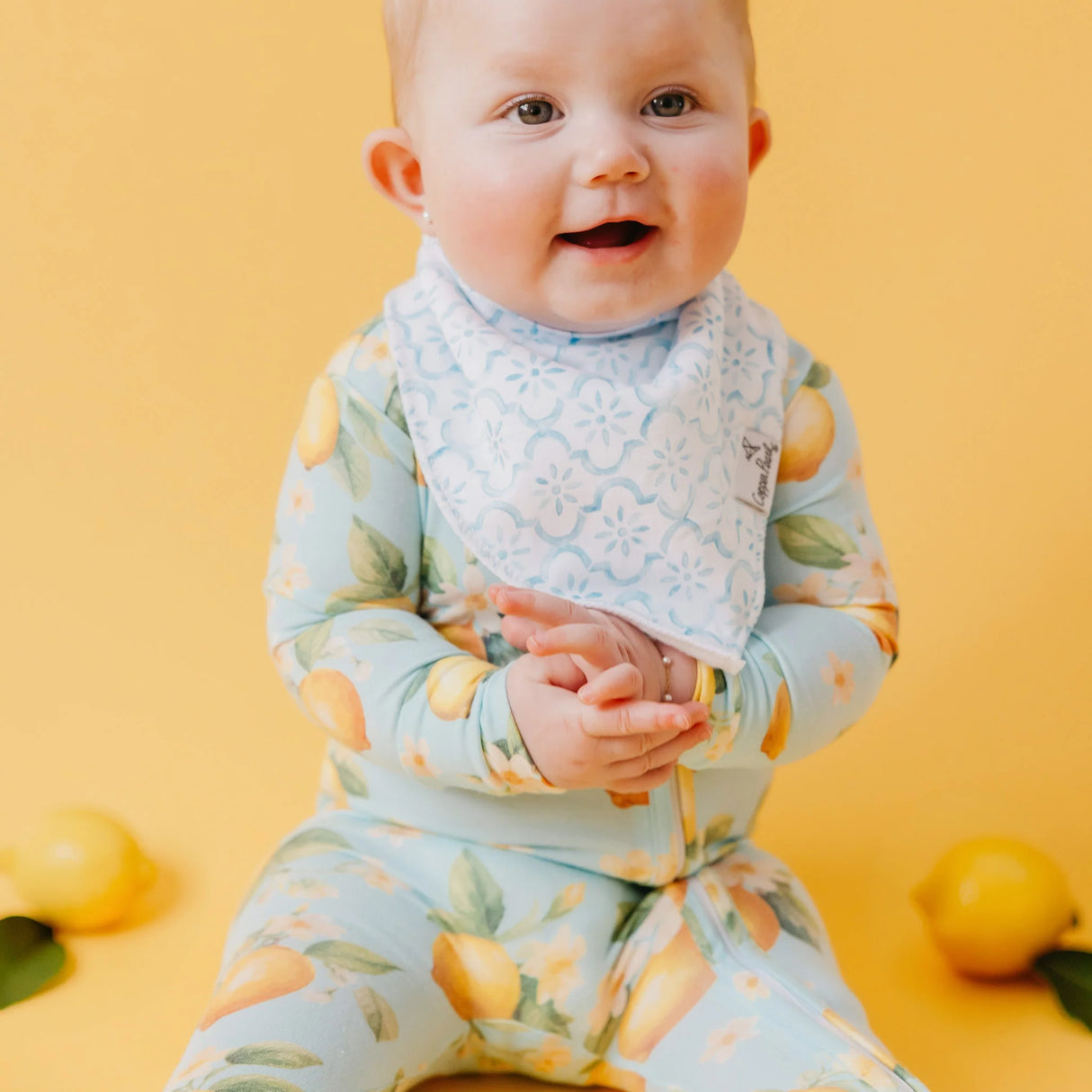 Copper Pearl Baby Bandana Bib 4-Pack Set | Melody